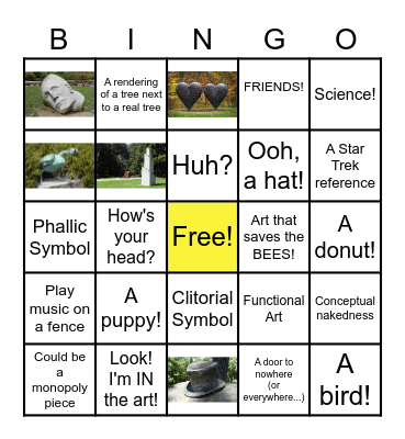 Ashley's Birthday Adventure Bingo Card