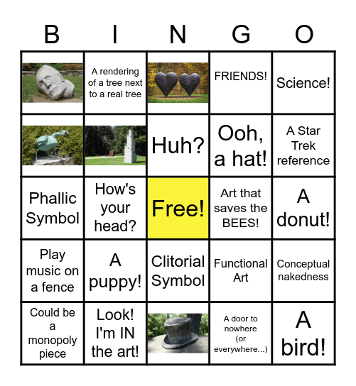 Ashley's Birthday Adventure Bingo Card