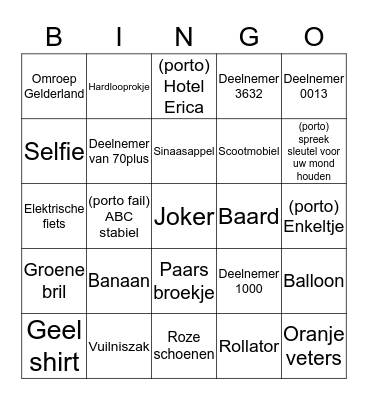7HVL BINGO Card