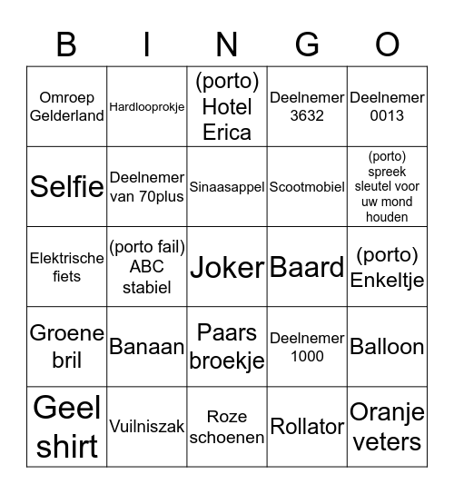 7HVL BINGO Card