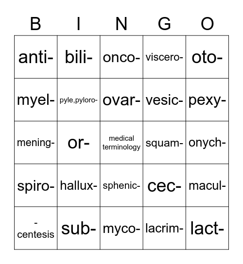 DEAN VAUGHN LESSON 5 Bingo Card