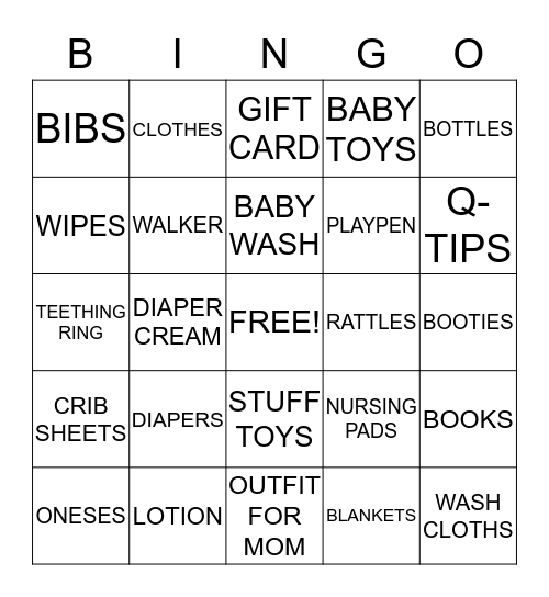 Dara Bingo Card