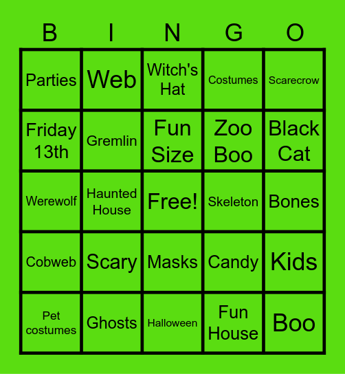 Delete Bingo - Error Bingo Card