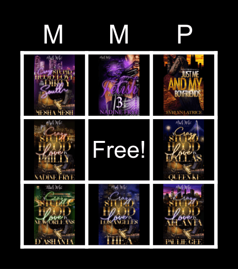 Mesha Mesh Presents Bingo Card