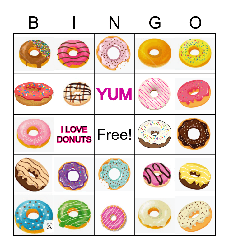 donut-bingo-free-printable