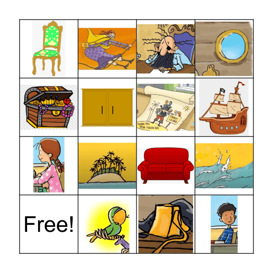 Granny Fixit & the Pirate Bingo Card