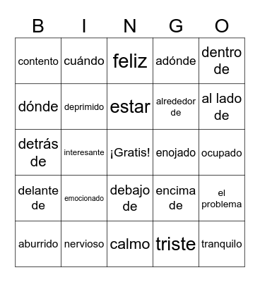 Loteria 2 Bingo Card