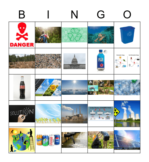 El Medio Ambiente Bingo Card