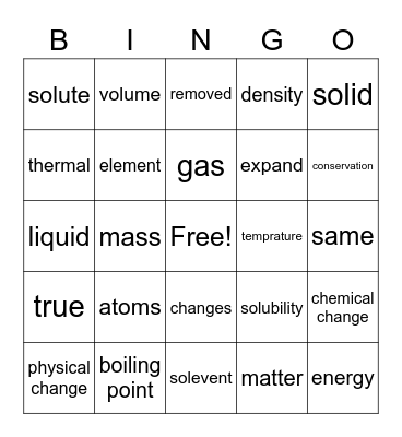 BINGUS Bingo Card