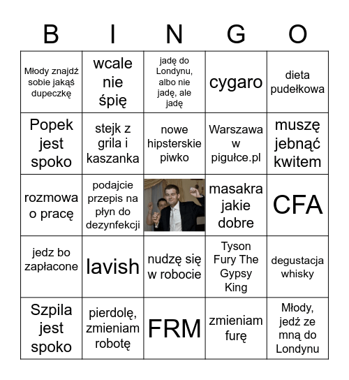 Mogiła Bingo Card