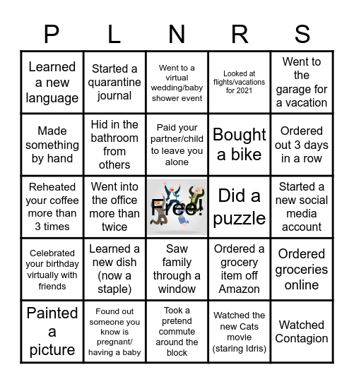 Quingo Bingo Card