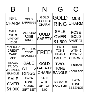 TEAM FALLS HOLIDAY BINGO! Bingo Card