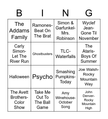Total-Quiz.com Presents Radio Bingo: Coverall Bingo Card