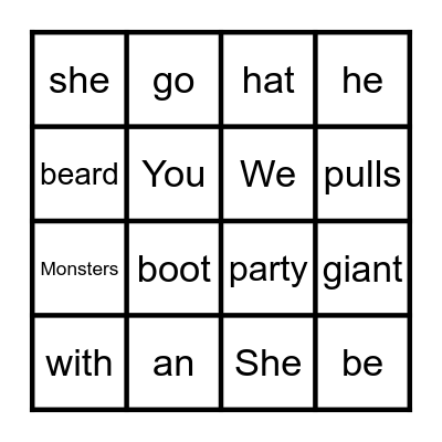 What a Mess! Bingo Card