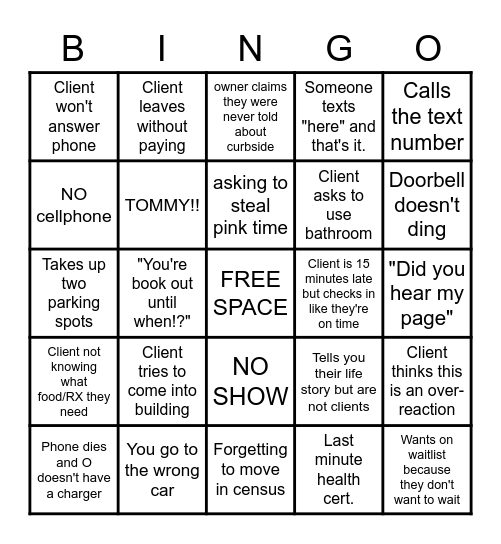 AURORA BINGO Card