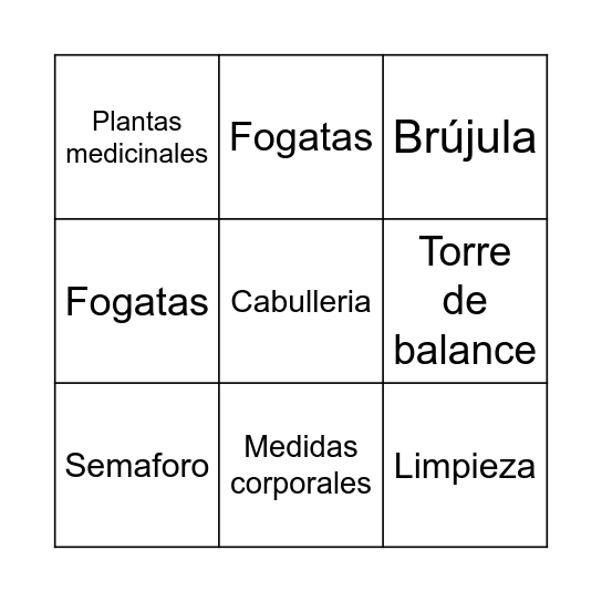 Comunidad Bingo Card