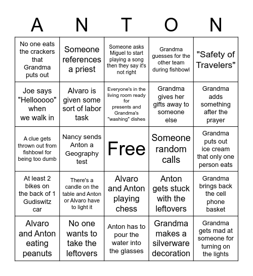 Withkatz Bingo Card