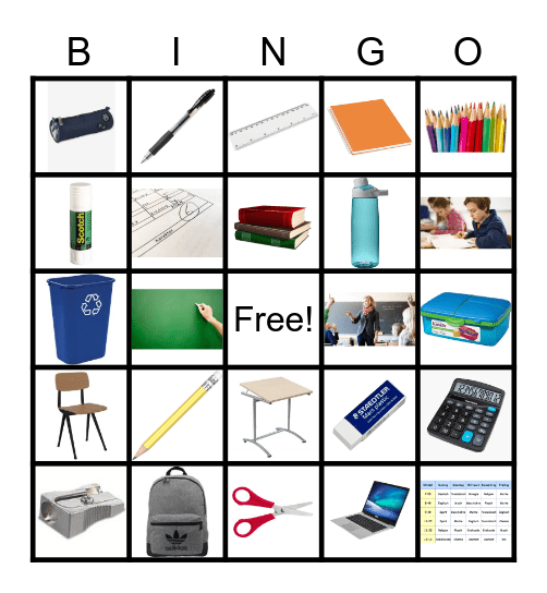 SCHULE Bingo Card