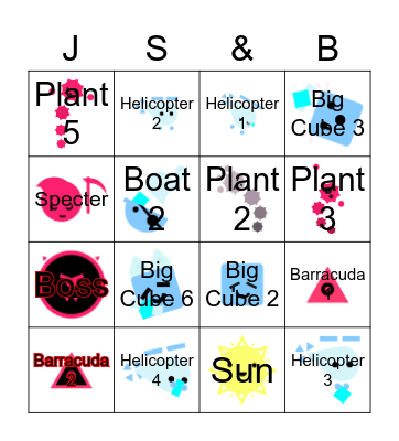 Just Shapes & Beats Bingo Card