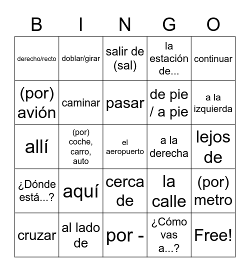 4.3 Bingo Card