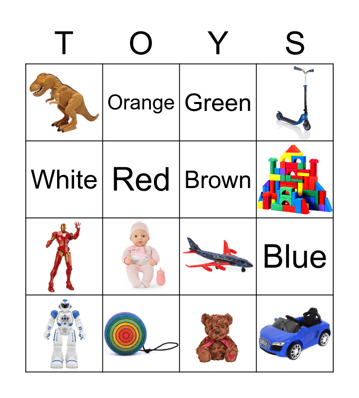 First Grade Bingo! Bingo Card
