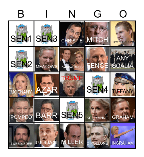 COVID in Washington Bingo Card