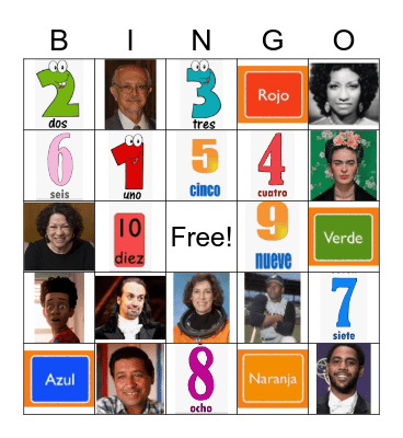 LATINX HERITAGE Bingo Card