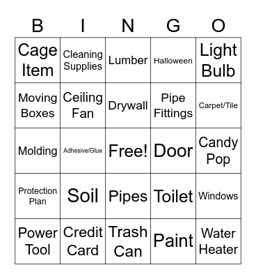 CAM BINGO 2020 Bingo Card