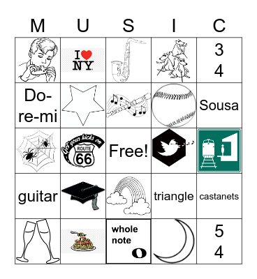 Music on the Hill's Autumn Auction! Bingo Card