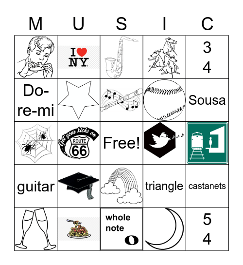 Music on the Hill's Autumn Auction! Bingo Card