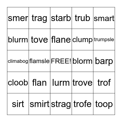 Fun with Decoding Bingo Card