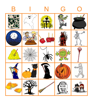 OCTOBER 2020 HALLOWINGO Bingo Card