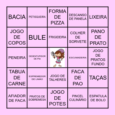 BINGO DA CAROL Bingo Card