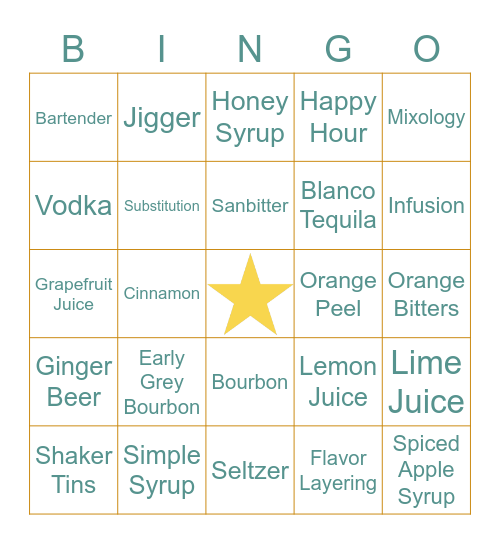 WBM | BOOZY BINGO Card