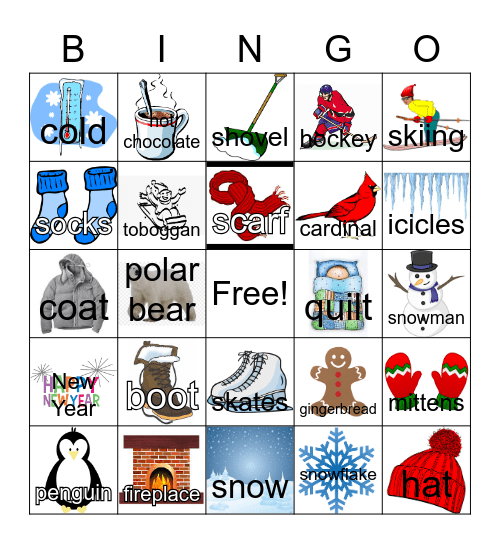 Winter Bingo HH Bingo Card