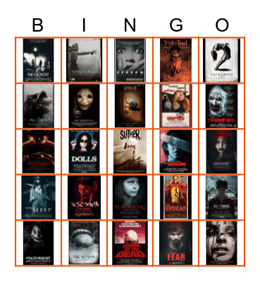 HALLOWEEN Bingo Card