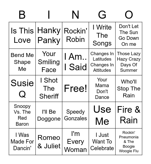 Super Round $5 Per Card Bingo Card