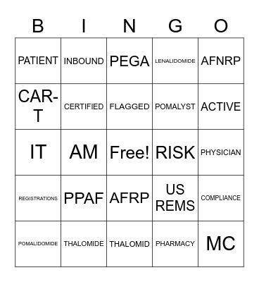 Customer Service Week 2020 Bingo Card