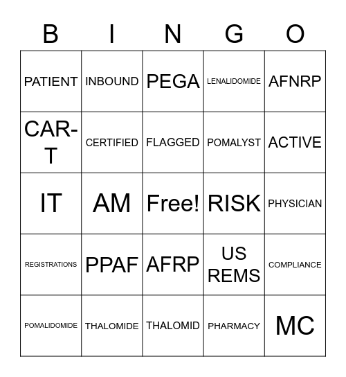 Customer Service Week 2020 Bingo Card