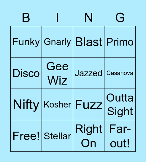 Throwback Thursday! Bingo Card