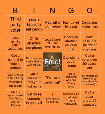 PPVotes Halloween Bingo! Bingo Card