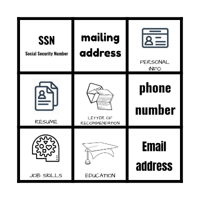 Unit 3 Vocabulary Bingo Card