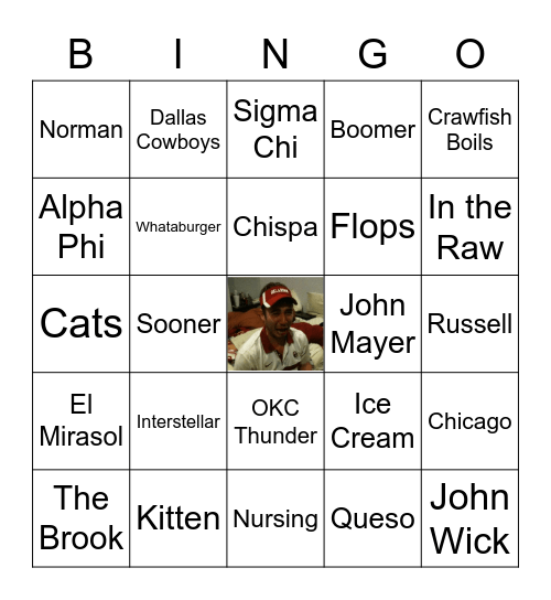 #NOTHINGRHYMESWITHSHORROSH Bingo Card