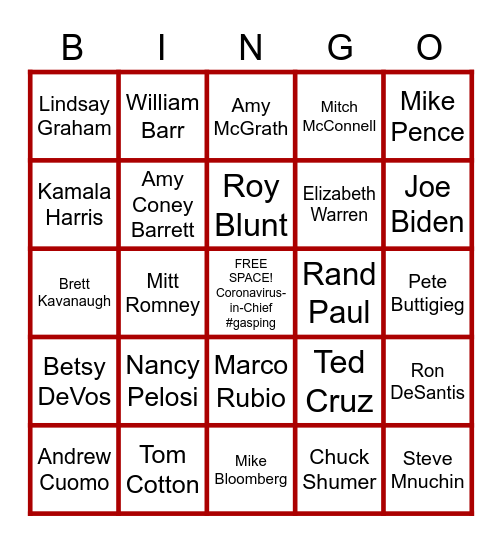 Who's Next? 👀 Bingo Card