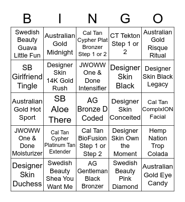 Heartland February Contest Bingo Card