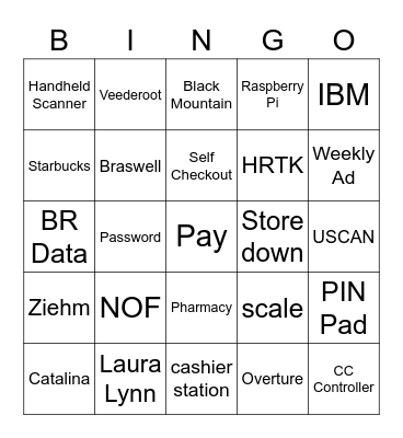 BILLGO Bingo Card