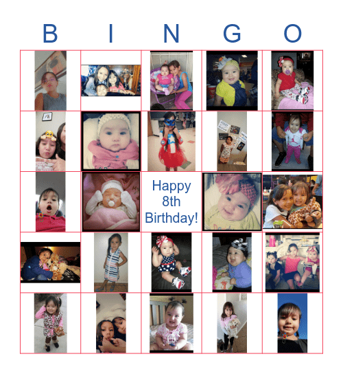 HAPPY BIRTHDAY ROSITA Bingo Card