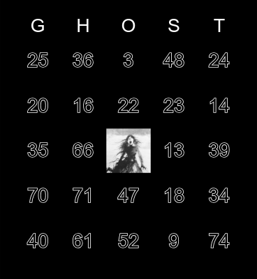 HALLOWEEN BINGO Card