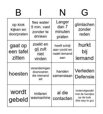 BI-BA-BINGO Card