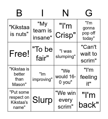 FLIX BINGO Card